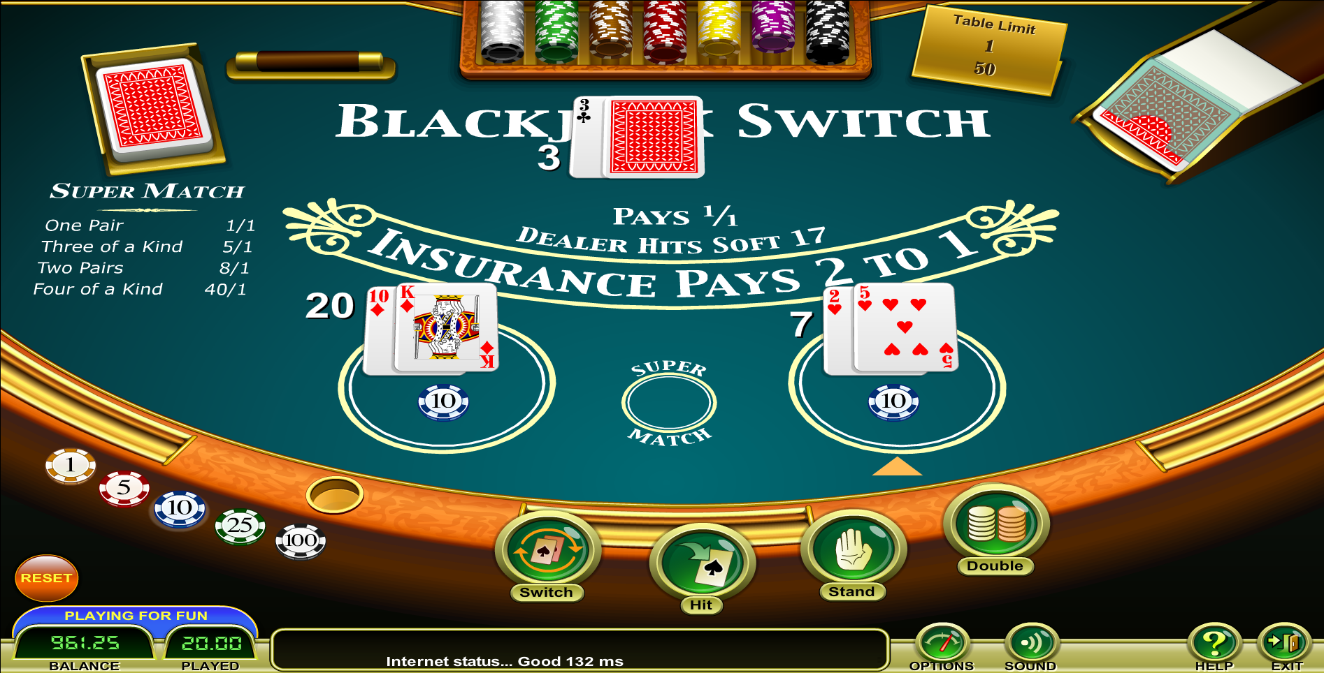 How to win in a game of blackjack?